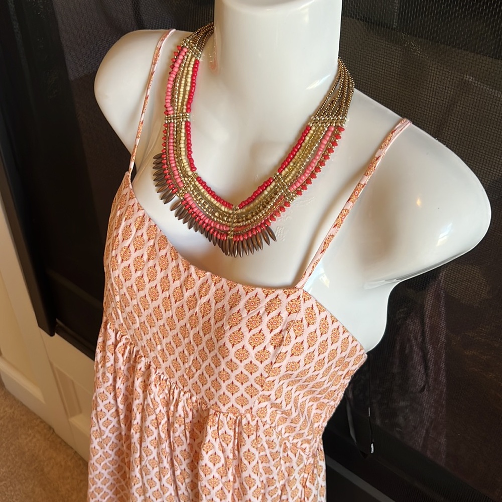 Spaghetti Strap summer maxi dress M - Picture 4 of 7
